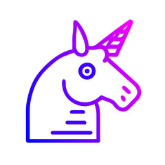 Unicorn Icon: Mythical Creature Symbolizing Magic and Wonder