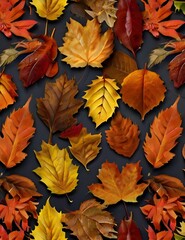 The autumn leaves wallpapers hd Generative AI