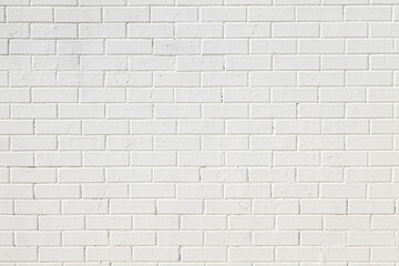 Texture di muro bianco con mattoncini - obrazy, fototapety, plakaty