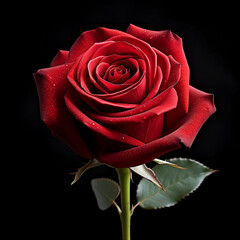hintergund, rote Rose auf schwarzem hintergrund, hohe qualität, isoliert, makro, blatt,background, red rose on black background, high quality, isolated, macro, leaf,