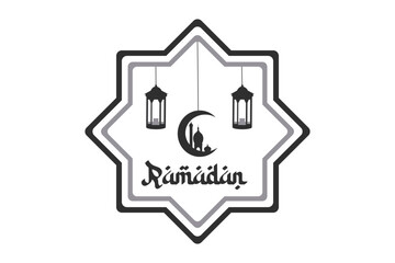 Ramadan Typography Design, Ramadan Logo Design, Islamic Logo, Ramadan Mubarak, Ramadan Kareem, Islamic typography, Islamic calligraphy, Calligraphy Design, Logo Design, Graphic Design, Vector Design