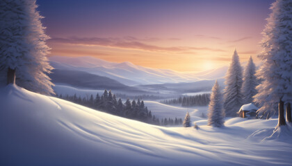 Winter Twilight Serenity
