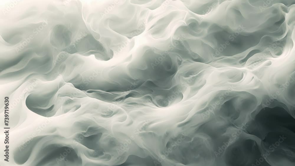 Poster misty tendrils of fog twirl and weave creating an ethereal landscape of mysterious whispers.