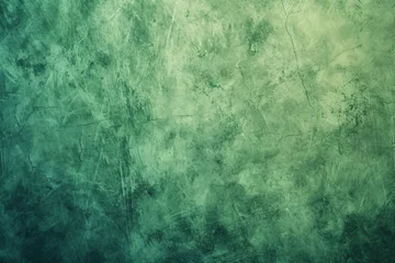 Foto op Plexiglas abstract green painted grunge texture © pickypix