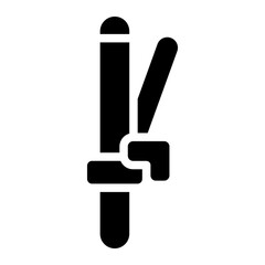 barber glyph icon