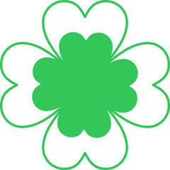 Fototapeta premium St. Patrick's Day Shamrock Icon