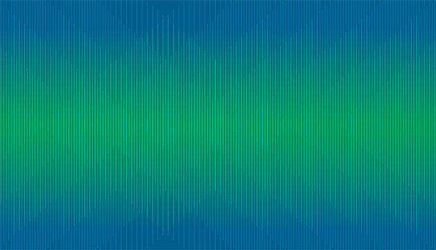Blue and green abstract background with glowing geometric lines.