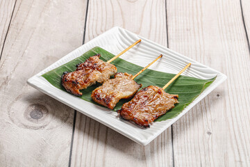 Thai cuisine - grilled pork skewer