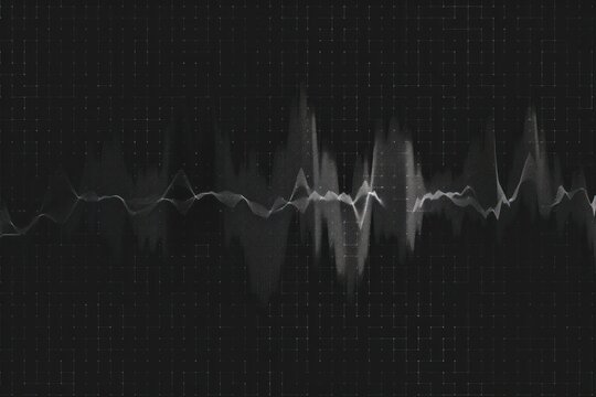 Sound waveform equalizer lines. 