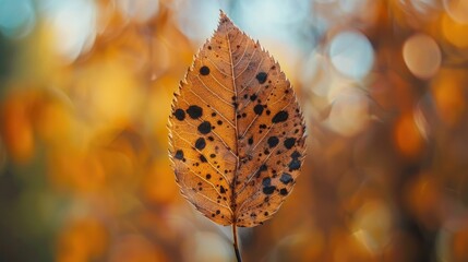 Spotted leaf. Generative AI