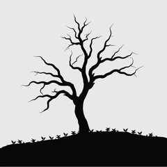 Dead Tree Silhouette 