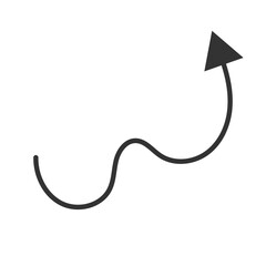Abstract Line Arrow