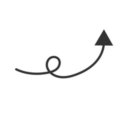 Abstract Line Arrow
