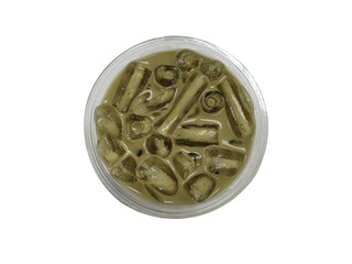 A cup of iced coffee