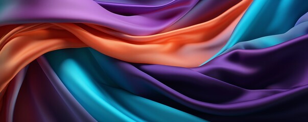 Obraz premium Gorgeous silk fabric wallpaper texture background