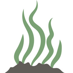 Flat Seawed Illustration