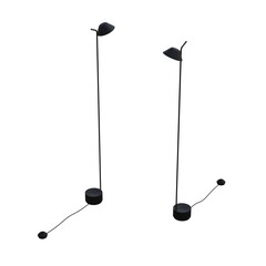 floor lamp isolated on white background, interior lighting, 3D illustration, cg render