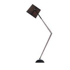 floor lamp isolated on transparent background, interior lighting, 3D illustration, cg render
