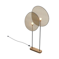 Fototapeta premium floor lamp isolated on transparent background, interior lighting, 3D illustration, cg render 