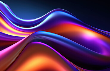 futuristic colorful wave abstract background banner, trendy gradient swirl wave abstract background
