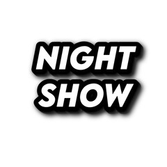 3D Night show text banner