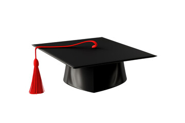 Graduation Hat Isolated On Transparent Background