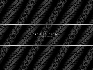 Black metal texture steel background. Perforated metal sheet. Dark premium background.