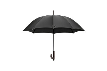 Black Umbrella Isolated On Transparent Background