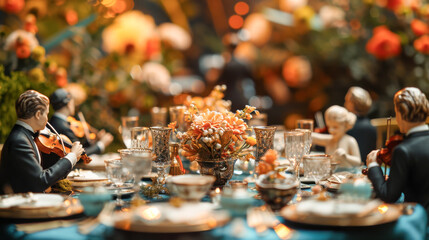 結婚式（ミニチュア）