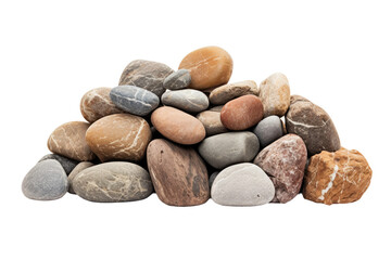 Natural Rocks Isolated On Transparent Background