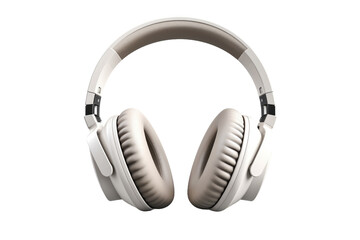A Pair of Headphones. on a White or Clear Surface PNG Transparent Background.