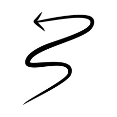 Scibble Doodle Arrow