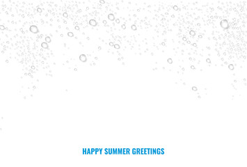 暑中見舞いのベクター素材