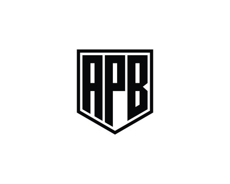 APB Logo design vector template