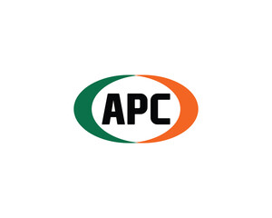 APC logo design vector template