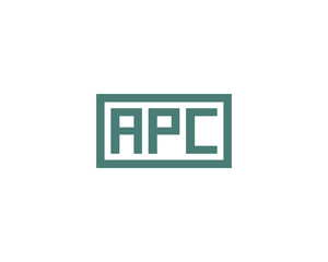 APC logo design vector template