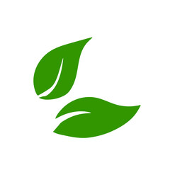 Green leaf icons