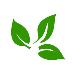 Green leaf icons
