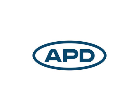 APD logo design vector template