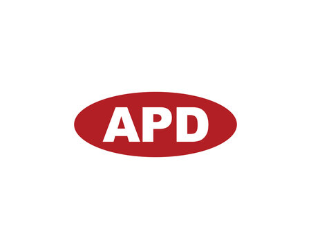 APD logo design vector template