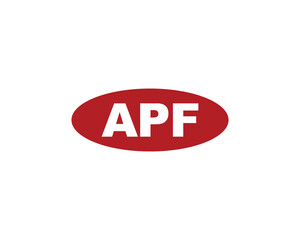 APF logo design vector template