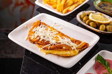 breakfast on. the table restaurant