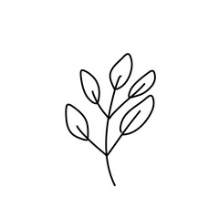 Obraz premium Floral ornament hand drawn