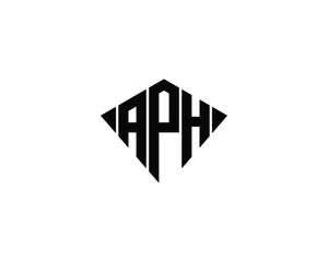APH logo design vector template