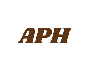 APH logo design vector template