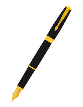 ink pen stock vector illustration