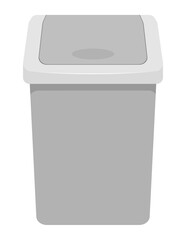 recycling bin trash bucket stock vector illustration