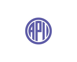 API logo design vector template