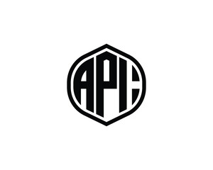 API logo design vector template