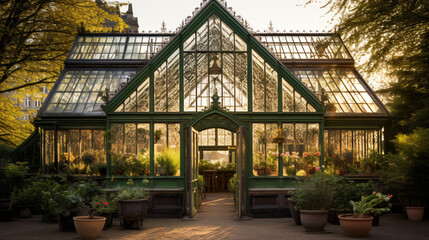 Historic traditional greenhouse